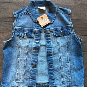 Crazy Eight Jean Vest NWT